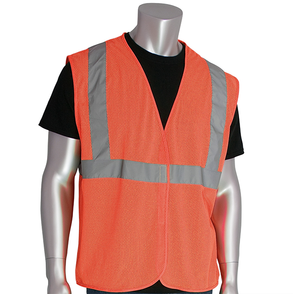 PIP Safety Vest ANSI 107 Class 2 Orange Size Large