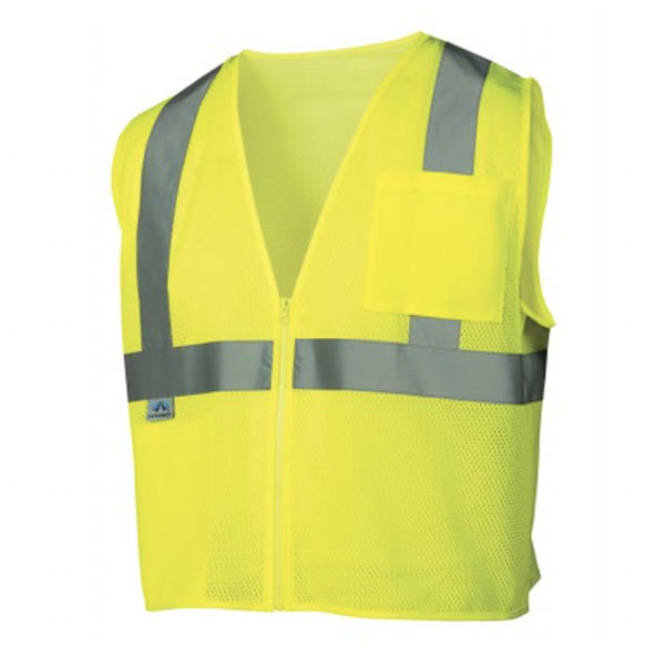 Pyramex Safety Vest ANSI Type R Class 2 Lime Size 4X-Large