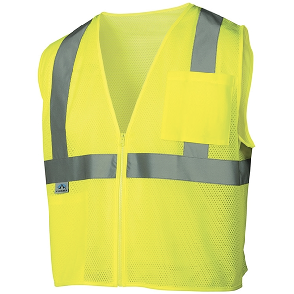Pyramex Safety Vest ANSI Type R Class 2 Lime Size Large