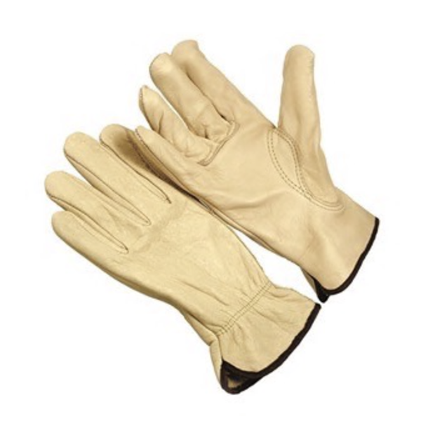 Seattle Glove 4064 SZ LG Standard Grade Leather Driver Keystone Thumb Unlined