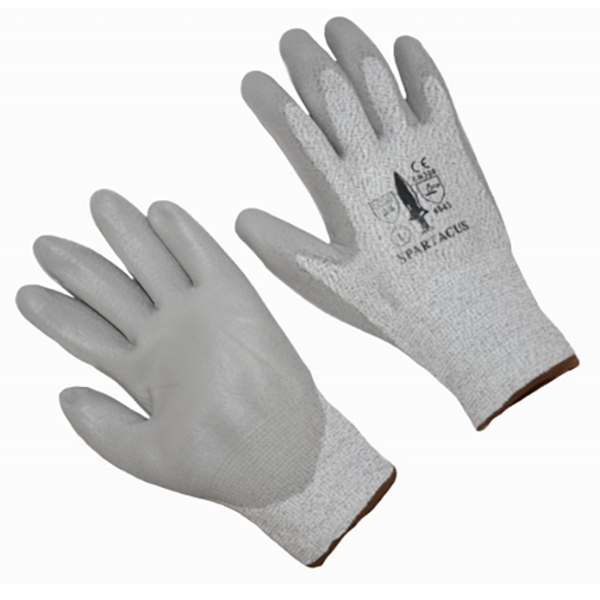 Seattle Glove Spartacus SZ LG Gray PU Palm A4