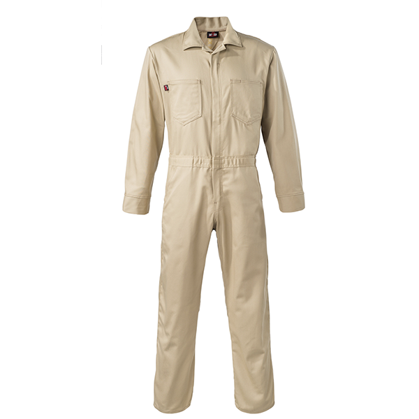 Flame Retardant Coverall Large Khaki